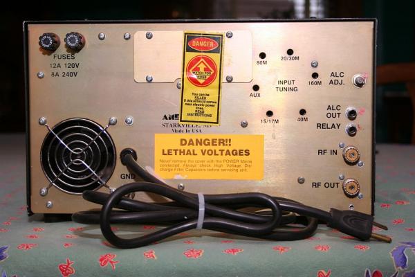 Ameritron al-811h back