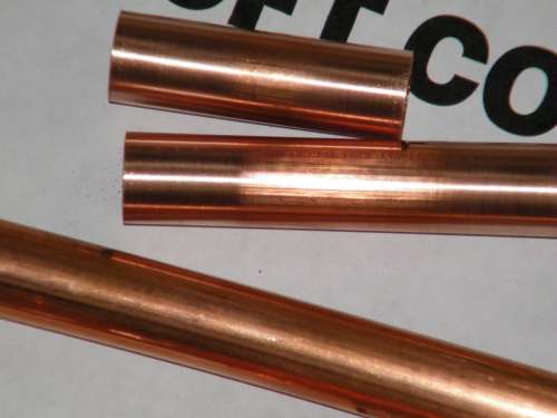 Antenna sections cleaned up and ready for soldering