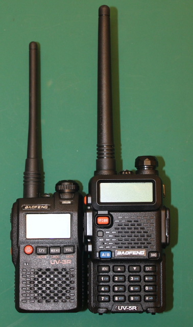 baofeng uv-3r and uv-5r