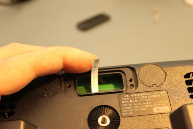 Bottom of GPS ribbon