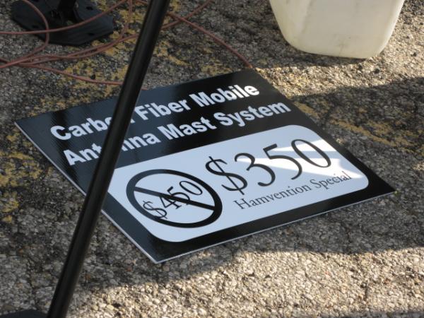 Carbon Fiber Portable Antenna Mast system in a bag - price