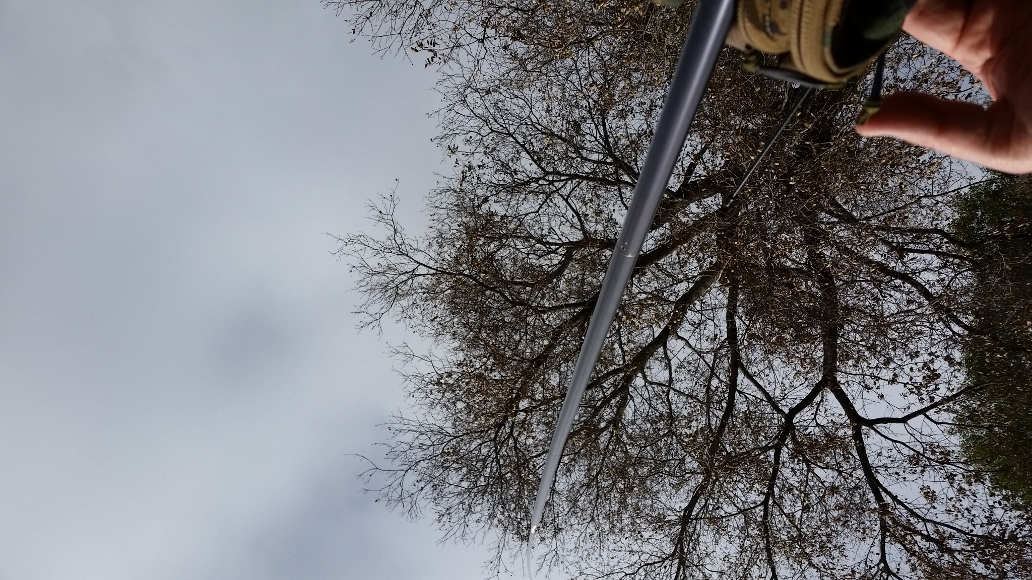 Chameleon Man-Pack antenna deployed