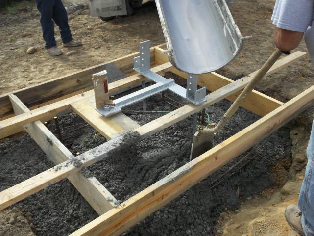 concrete pour