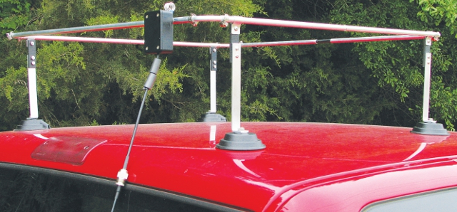 Cushcraft Squalo on a Truck