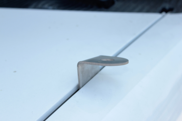 Custom mount in the hood channel