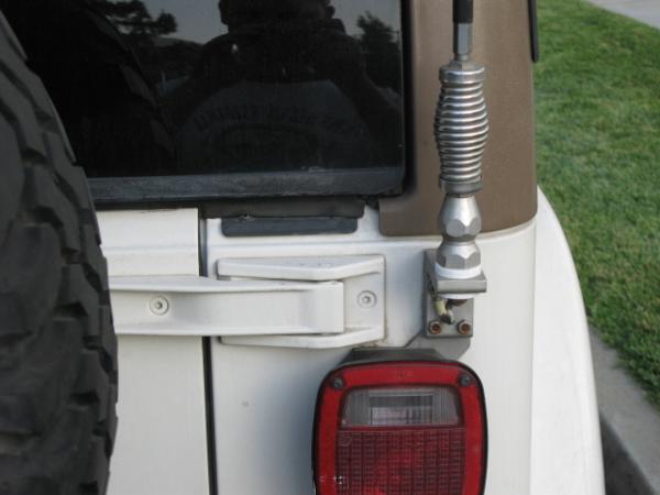 Custom Mount with Firestik CB antenna