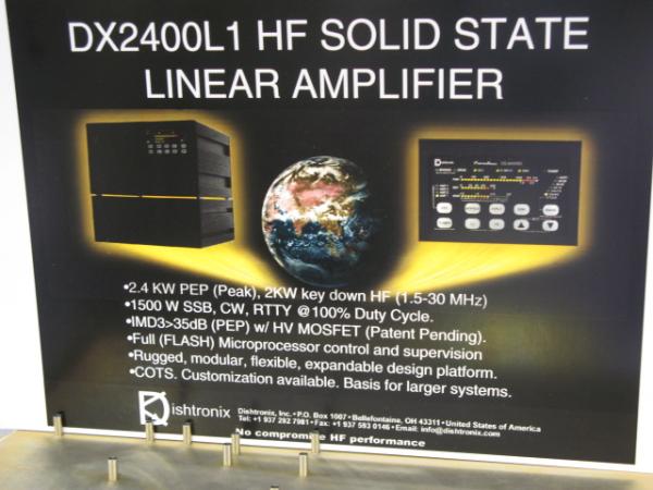 Dishtronix DX2400L 2.4KW Continuous Duty solid state amplifier