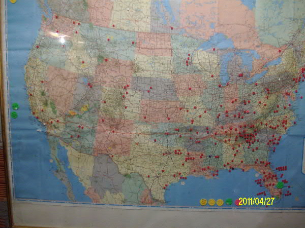DX Contacts Map. Started this in Jan 2010. Confirmed contacts in 46 of 50 states. Still need: Vermont, S. Dakota, N. Dakota, Nevada. 311 confirmed ind