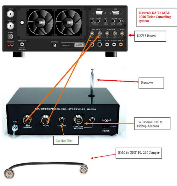 Elecraft K3 MFJ-1026 schematic