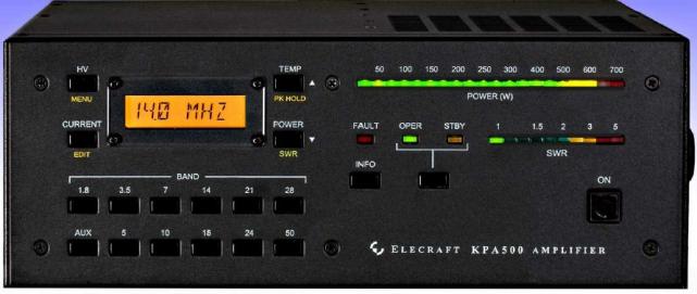 Elecraft kpa500 front pic