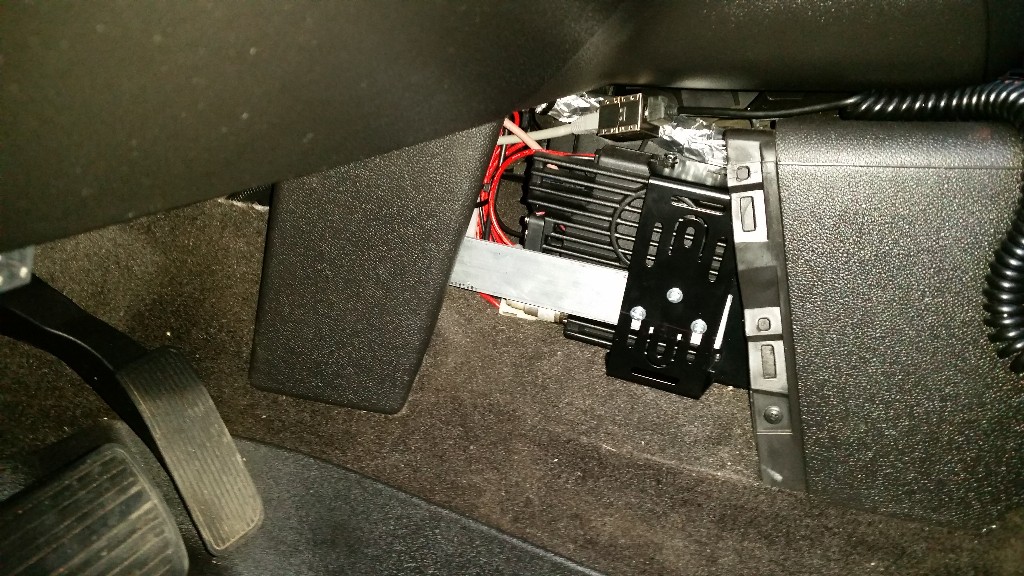 Final-stage for plastic cover installed