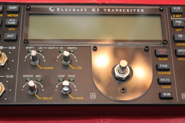 Front trim panels attached