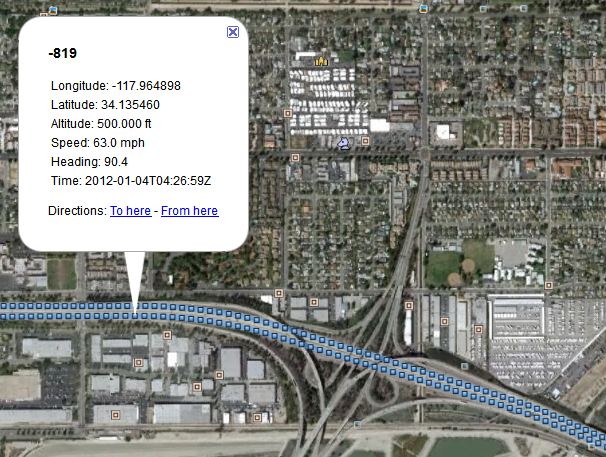 GPS Log with Google Earth