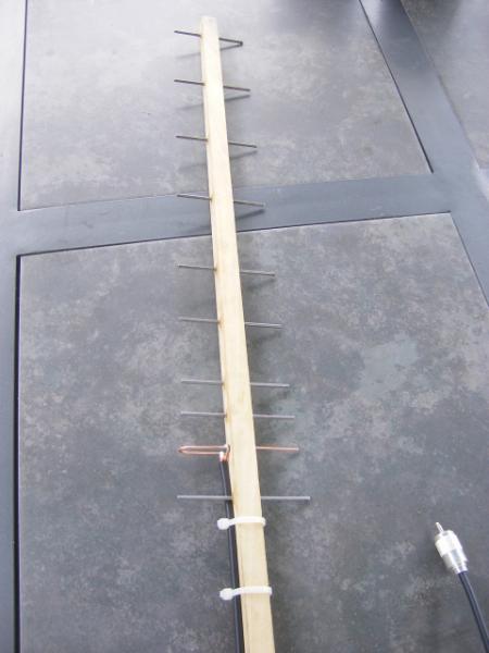 Homebrew 1.2 Ghz 10 element yagi