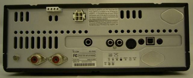 IC-7410 Rear