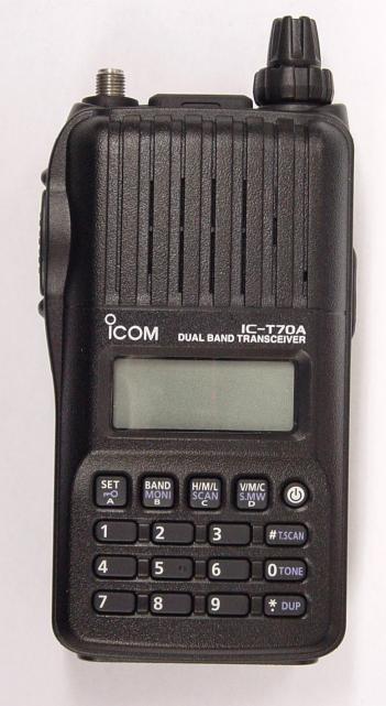 Icom IC-T70 front