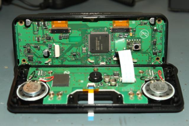 Iinside the control head