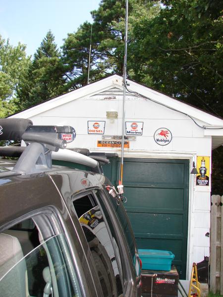 in this photo you can see that I had to bend the whip a little to made it stand up straight....