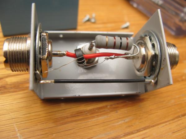 Inside of RF sampler