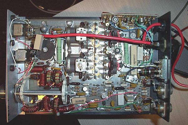 Inside showing Band-pass filters