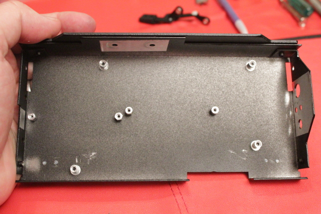 install standoffs on rear cover