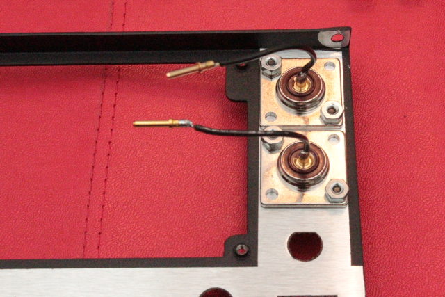 Installing the SO-239s on the back panel