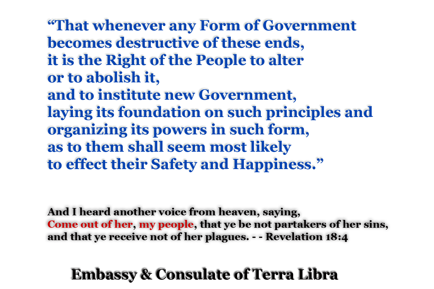 It is the Right of the People