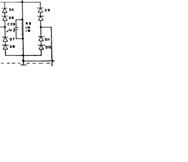 Kicker K500/Firebird 500 powersupply
partial schematic showing resistor R9