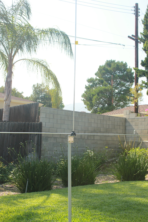 MFJ-1790 Installed on short mast