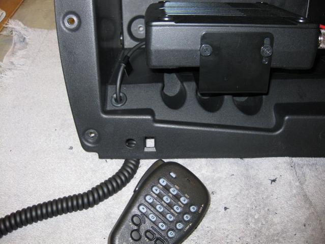 Modified glovebox so I could use mic from main unit.