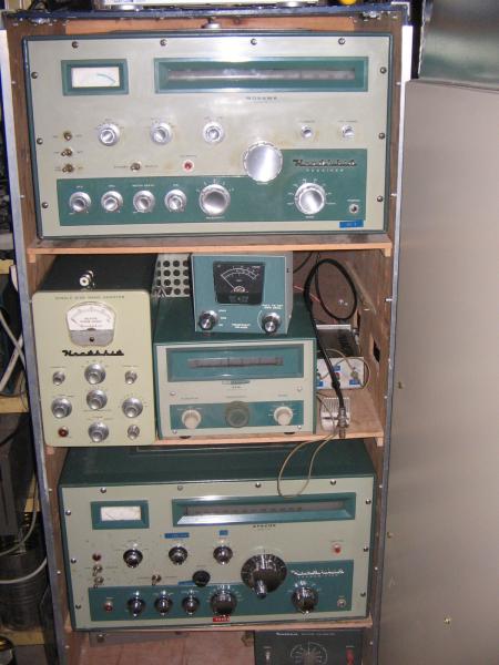 mohawk rx-1 recevier with matching apache tx-1 transmitter
also sb-10 sideband adaptor and the vfo-10 adaptor,