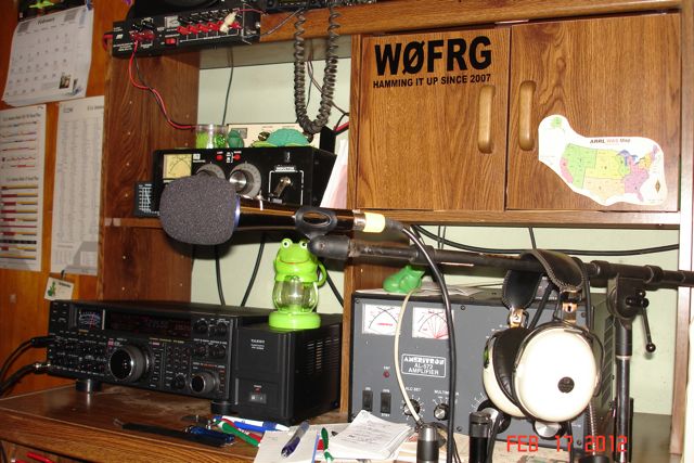 My FT-2000D, Al-572, Palstar tuner and more not shown.