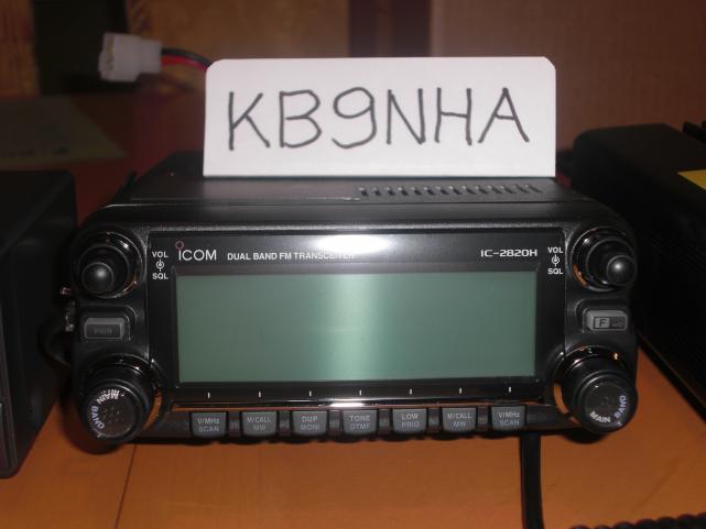 My Icom IC-2820H Dual Band radio