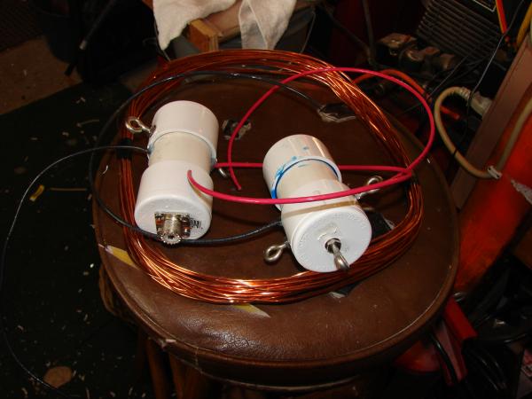 My own home made pipe bombs.......I mean baluns.....