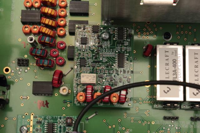 Noise Blanker board installed