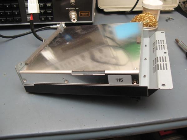 Optional 20 amp power supply that attaches to the base of the radio.