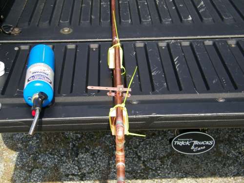 Picture showing alignment of antenna sections