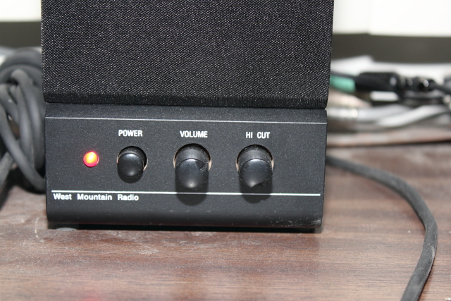 Power, volume, and bass control