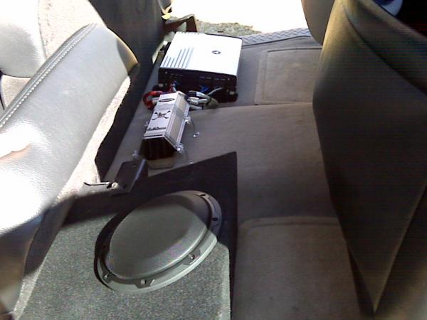 Rear pass view of set up