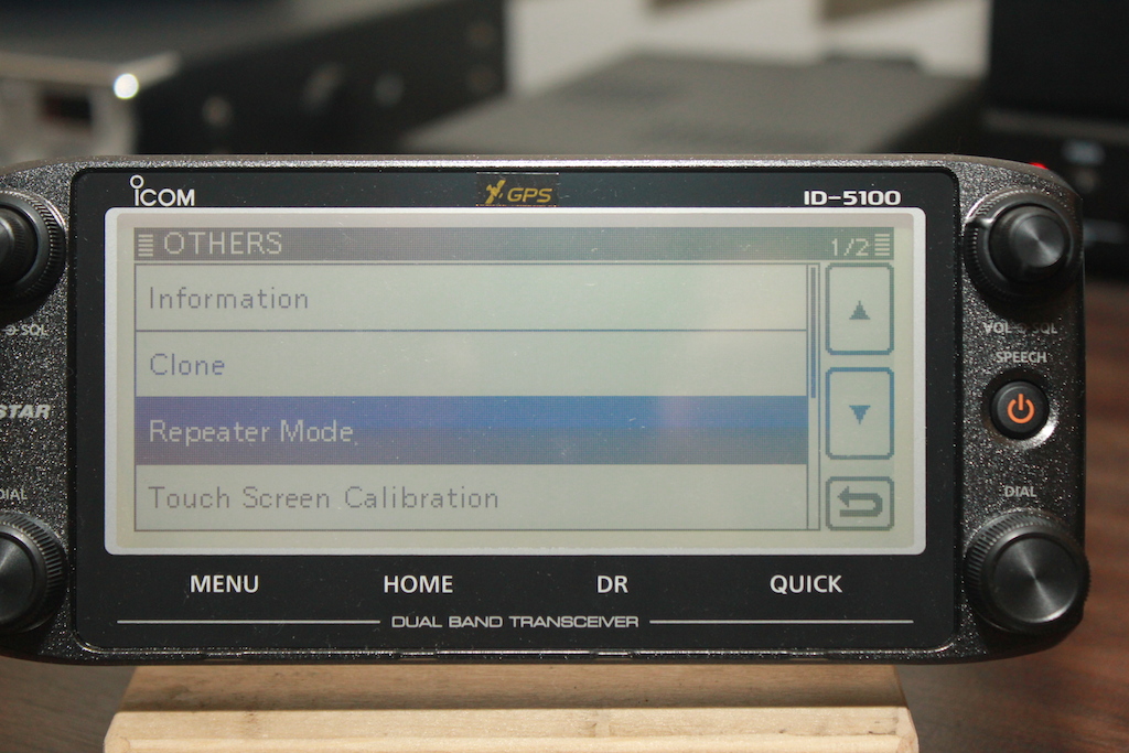 Repeater Mode Menu