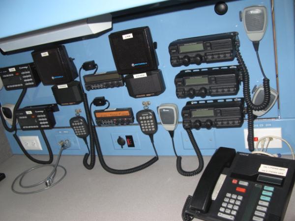 Second radio bank inside Orange County RACES van