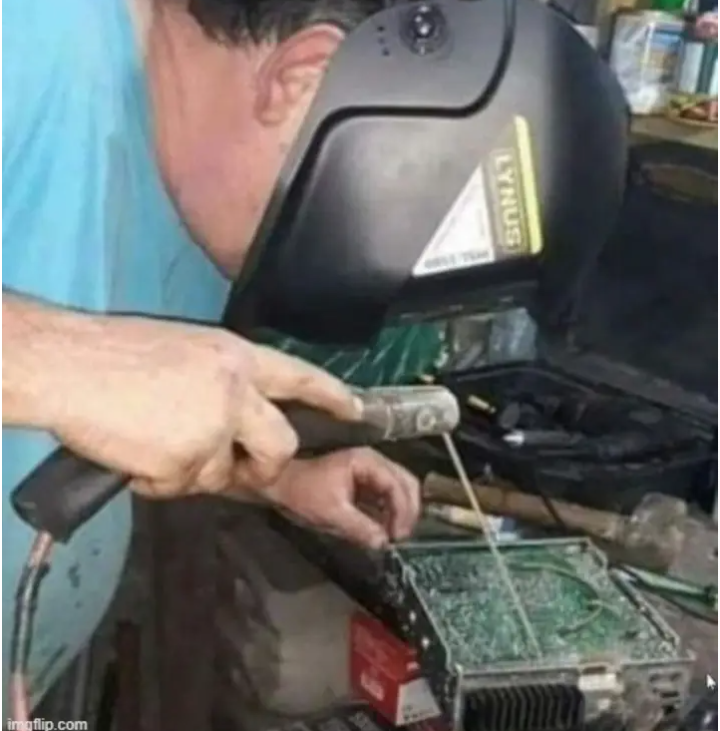 Soldering iron , no thanks