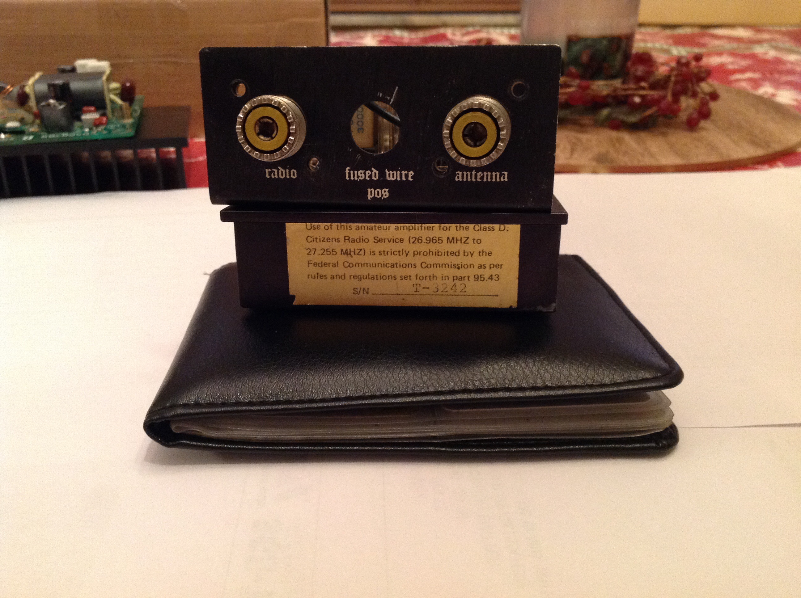 Squire 100 Bi Linear FCC "Tag"