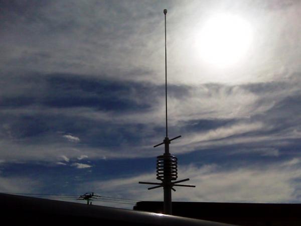 Stargun Jammer M7 against Sunset