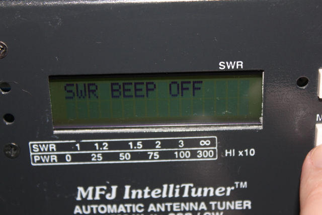 swr beep setting