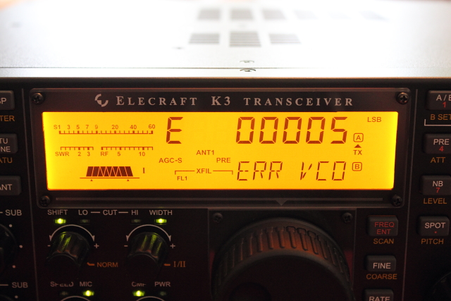 Synthesizer Calibration error