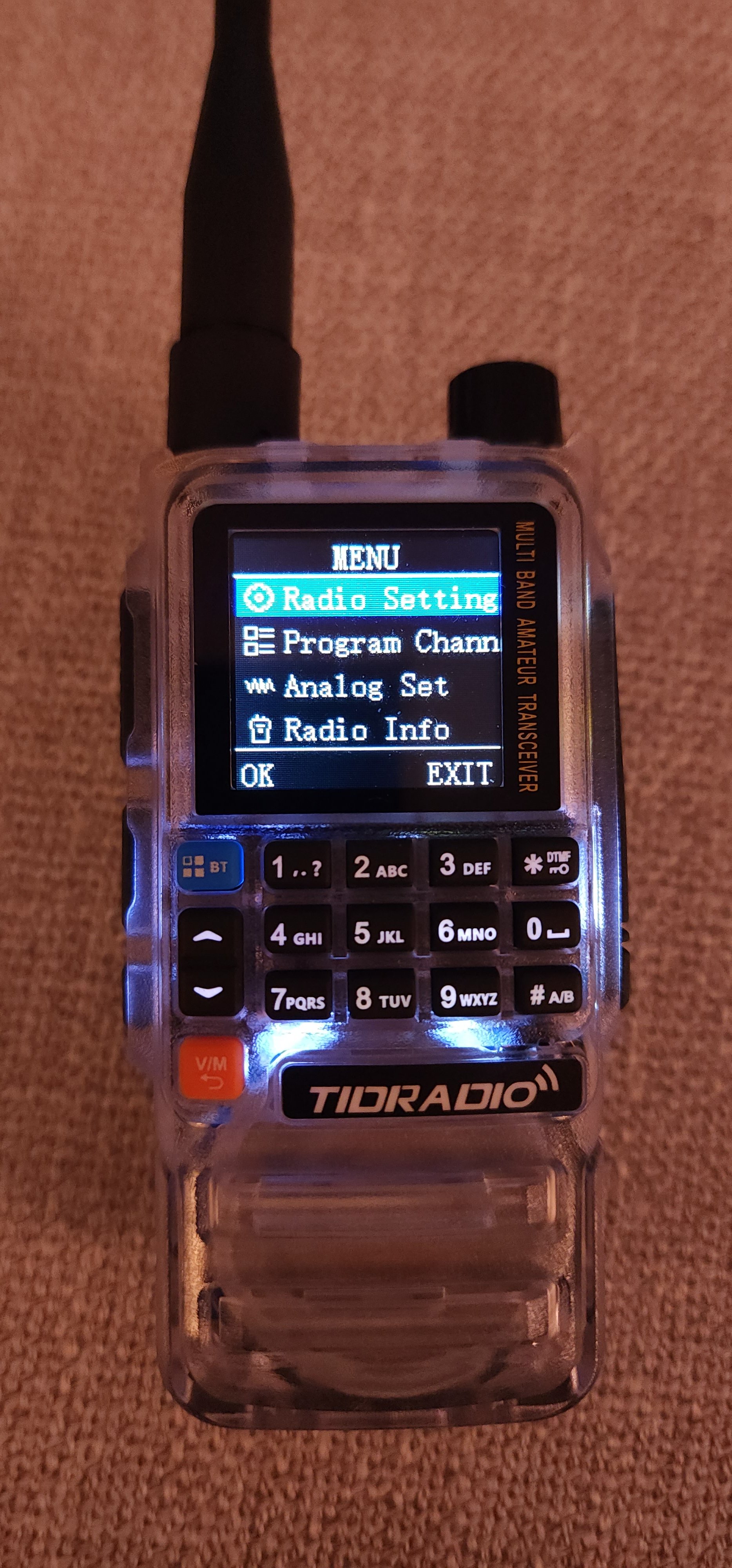TD-H3 Plus menus