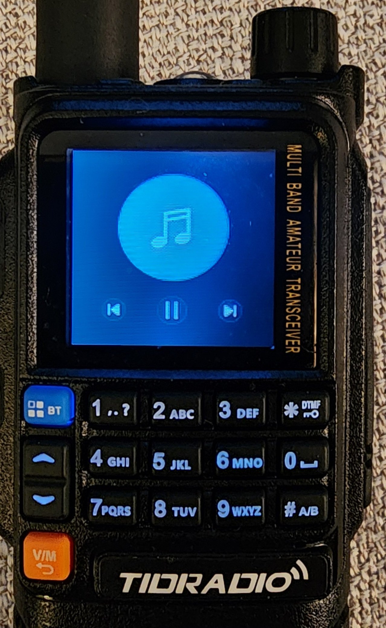 TD-H3 Plus playing bluetooth audio