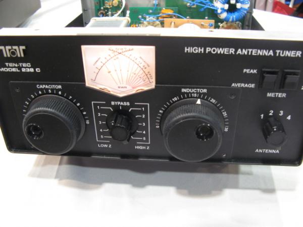 TenTec 238C High Power Tuner face