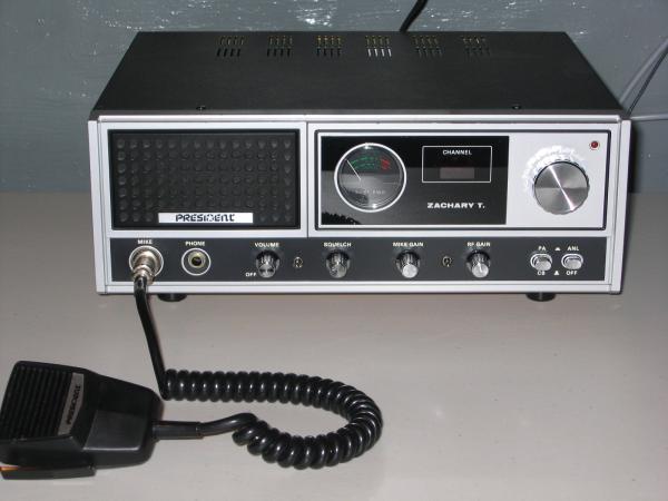 The President Zachary T. Mint Condition. I couldn't ask for a better CB. I've even had contacts from the carolinas when conditions permit.